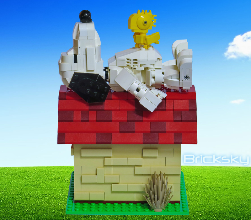 Illustration for article titled Lego Snoopy and Woodstock are best friends forever